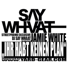 Dj Say Whaat feat. Jamie White - Ihr Habt Keinen Plan