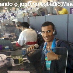 Narrando o gol do Cruzeiro no estádio Mineirão! Obrigado Deus e Nossa Senhora Aparecida!