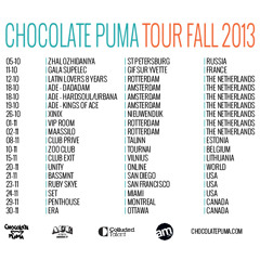 Chocolate Puma Tour Fall 2013 DJ Mix