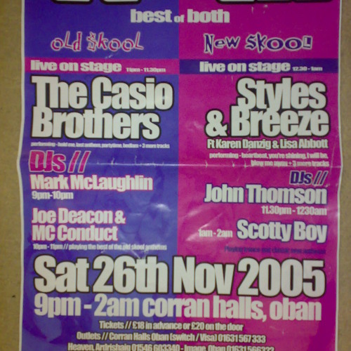 Joe Deacon and MC Conduct Relentless Oban Oldskool