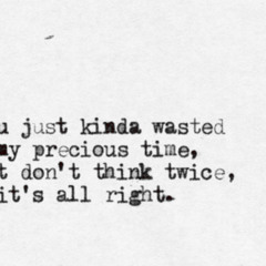 Don't Think Twice(It's Alright)