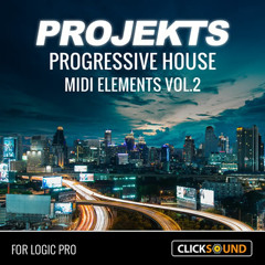 Projekts Progressive House MIDI Elements Vol.2