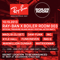 Madlib DJ Set @ Ray-Ban x Boiler Room TIMF Afterparty