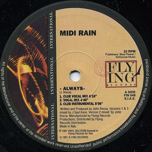 Midi Rain - Always (Club Vocal Mix)