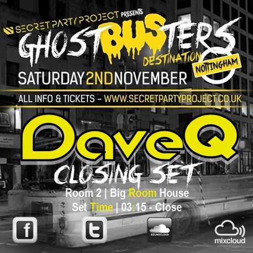 Secret Party Project pres. Ghostbusters @ Bartons Plc - DaveQ | Room 2