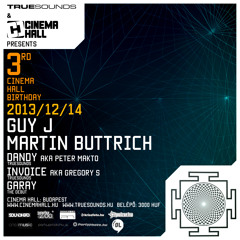 Graffy-Cinema Hall & TrueSounds pres. Martin Buttrich & Guy J DJ Contest Mix