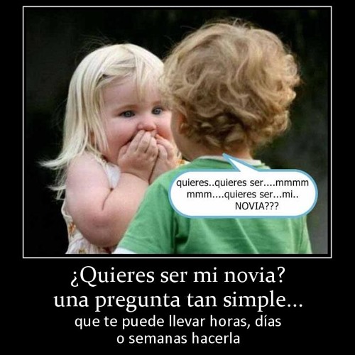 Quiero que seas mi esposa sales