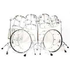 Stream オリジナル アクリル2バスドラムセット (1) by