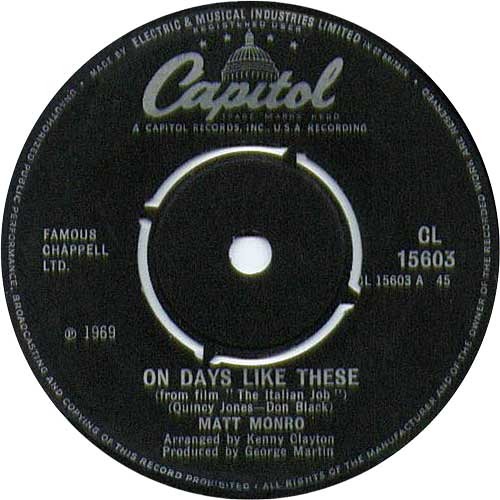 Matt Monro - On Days Like These (FoxMind Juke work out)