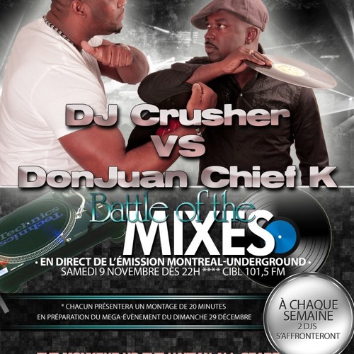 BATTLE Mix Crusher vs Chief K ( THE MONKEYZ vs HAITIAN ALL-STARS 29 Dec 2013 )