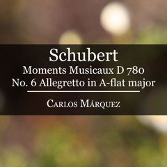 Schubert: Moment Musicaux No. 6 Allegretto in A-flat major