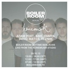&ME Boiler Room Berlin 60 Min DJ Set