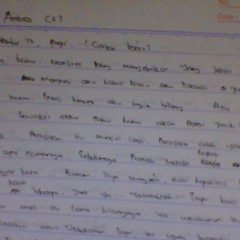 Ririaniw -Antara ( Segelintir Surat Abstrak )