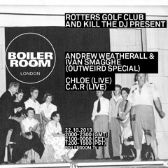 C.A.R. live in the Boiler Room