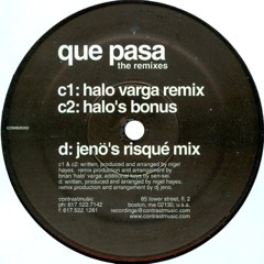 Nigel Hayes - Que Pasa (Jenö's Risqué Mix) 2001