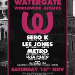 WEAREJUNK x Watergate Worldwide Affairs - 16.11.13 - Lee Jones Promo Mix