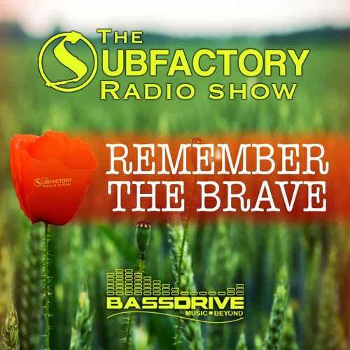 The Subfactory Radio Show - Bassdrive 11/11/2013 - REMEMBER THE BRAVE Hosted by DJSpim