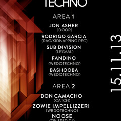 Sub Division - We Do Techno, Pand 14 - 11 - 2013