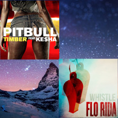 Pitbull feat. Ke$ha - Timber vs Flo Rida - Whistle (Mashup)