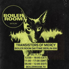 Transistors Of Mercy Live In The Boiler Room Berlin