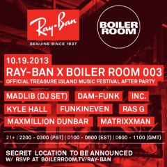 Kyle Hall b2b Funkineven DJ Set @ Ray Ban x TIMF Afterparty