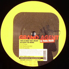 THIS IS WHAT THEY MEANT by GRAND AGENT & PETE ROCK ((GE-OLOGY RE-REMIX))