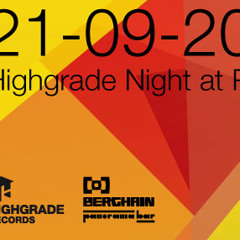 David Delgado Panorama Bar @ Highgrade showcase September 2013 (Opening Set)