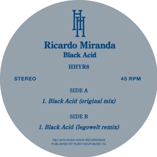 Ricardo Miranda Black Acid (Original Unreleased Version)