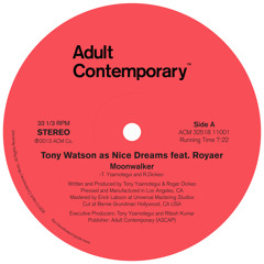 Tony Watson as Nice Dreams feat. Royaer - Moonwalker/Peace with the Decision Samples