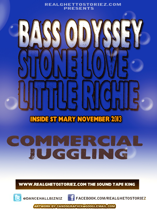 BASS ODYSSEY LS STONE LOVE LS LITTLE RICHIE JUGGLING IN ST MARY NOV 2K13