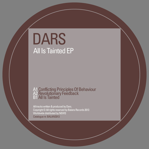 Dars - All Is Tainted EP - BALANS013