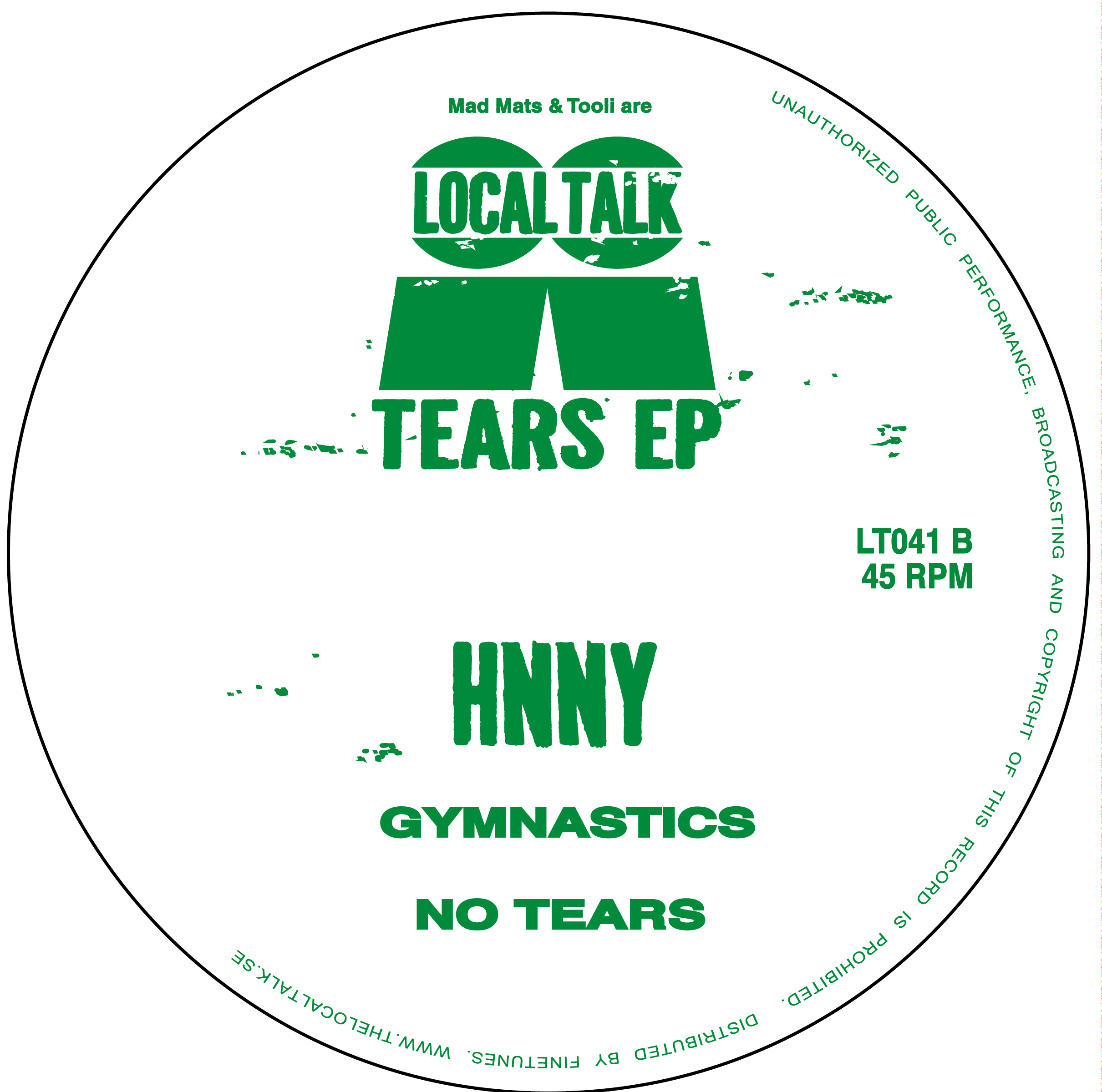 HNNY – Gymnastics (12” – LT041, Side B1) (Snippet)