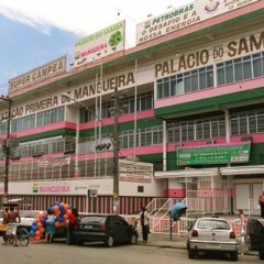mc mascote e gil Rima Na Hora ao vivo na mangueira reliquia de 2003