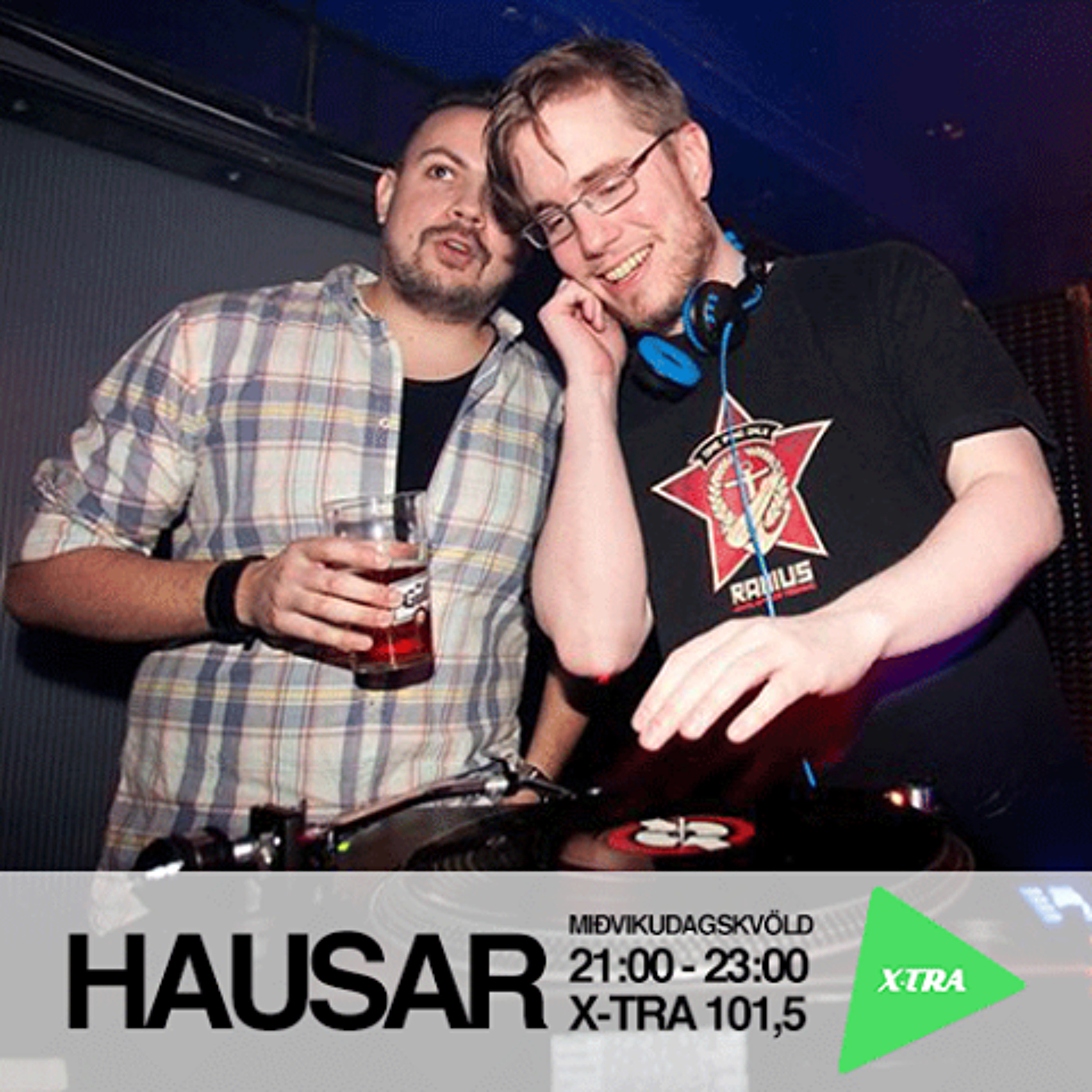 Hausar - X-tra 101,5 - 27.11.2013 - Croax og Nightshock episode artwork