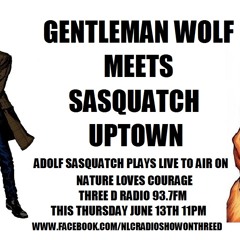 ADOLF SASQUATCH LIVE TO AIR TV WALKING THE COW OXYGEN THIEF