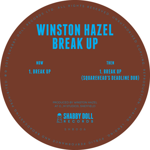 Winston Hazel - 'Break Up (Iaka Remix)' (SHB006) - clip