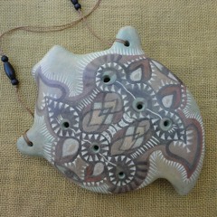 Doble-ocarina en ceramica