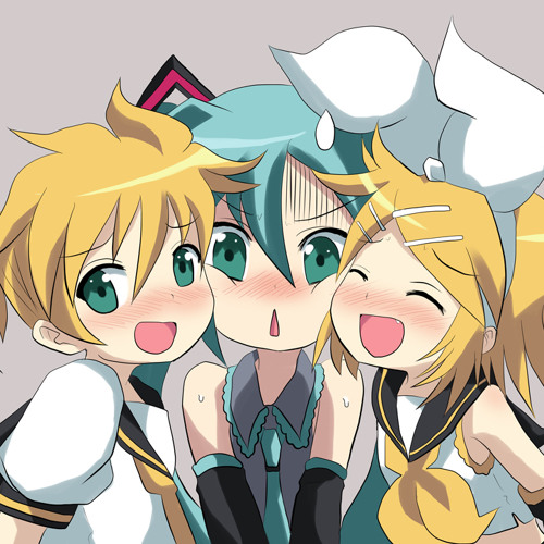 Rin, Len And Miku - Remote Control X Two - Faced Lovers mash up