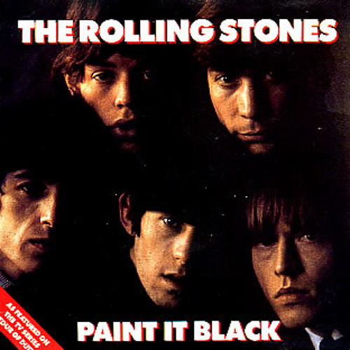 Rolling Stones Paint It Black Album Cover
