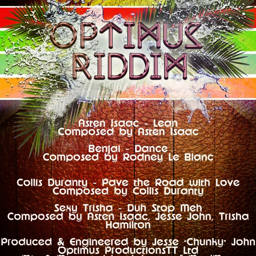 Benjai - Dance  OPTIMUS RIDDIM  SOCA 2014