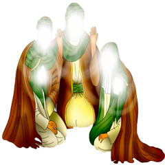 خمسة اقمار من السماء