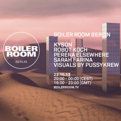 Kyson Live in the Boiler room Berlin