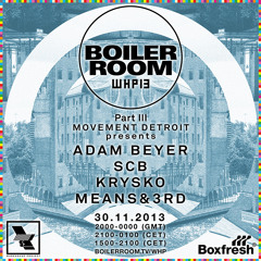 Adam Beyer Boiler Room x Warehouse Project mix