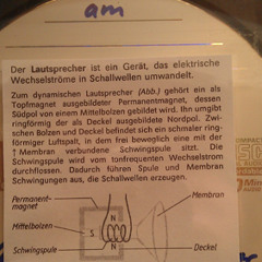 am-lautsprecher vornüber auf den kopf kippen