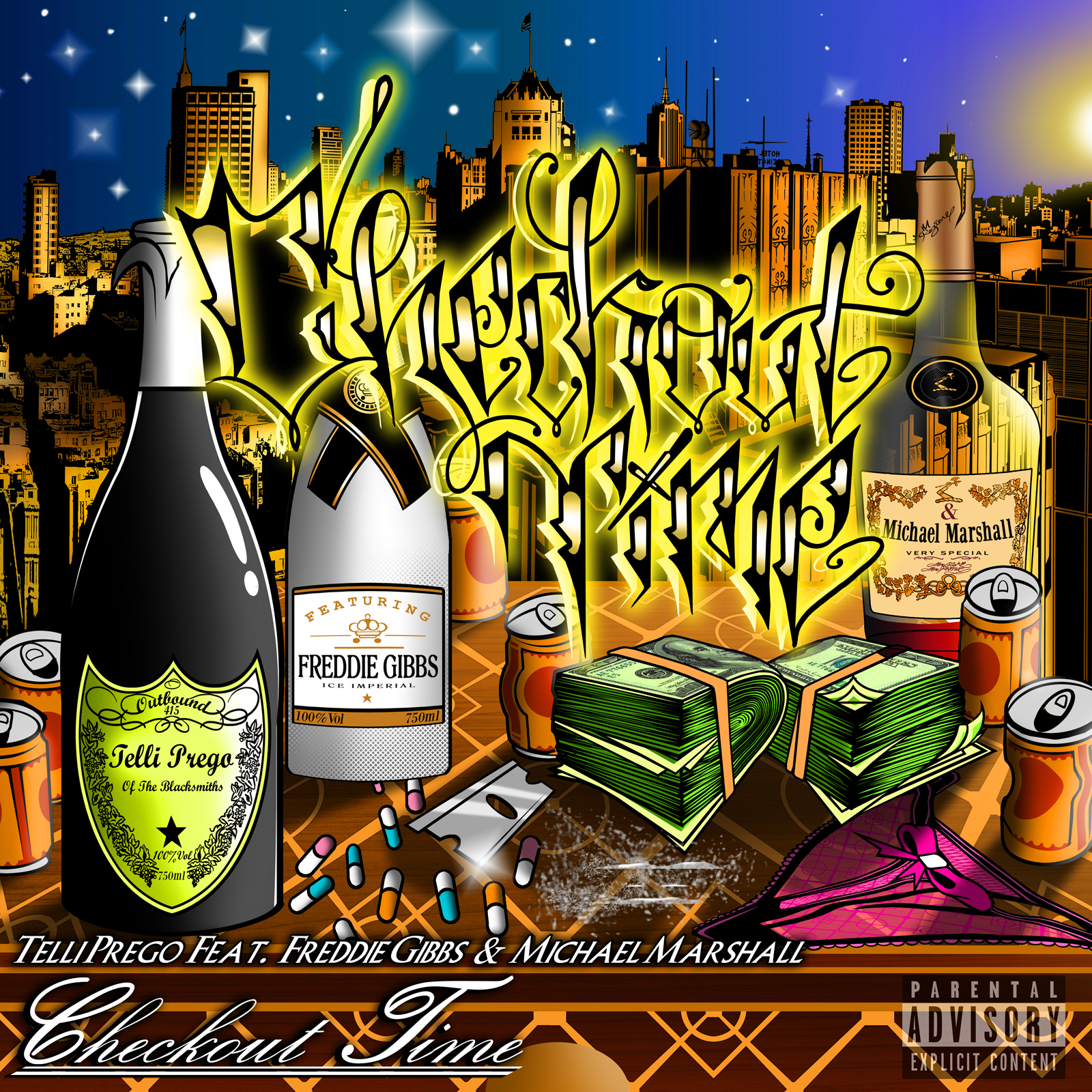 Telli Prego Ft. Freddie Gibbs and Michael Marshall - Checkout Time