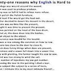 "21 Reasons Why English is Hard to Learn" Pronunciation Practice - Podcast 18