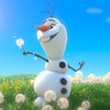 In Summer Song with dandelion fuzz by. Olaf ( Ost. Frozen )
