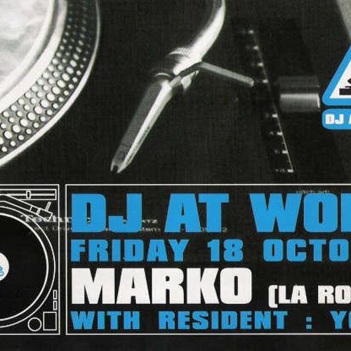 MARKO "LA ROCCA" & YOURI PARKER @ CHERRY MOON DJ AT WORK Friday 18/10/2002 A SIDE TAPE 1