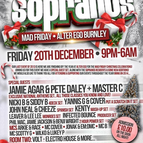 Infected Bounce Promo Mix | SOPRANOS 'MAD FRIDAY' @ Alter Ego 20th December