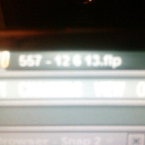 Beat  #557 (12 6 13) at My House